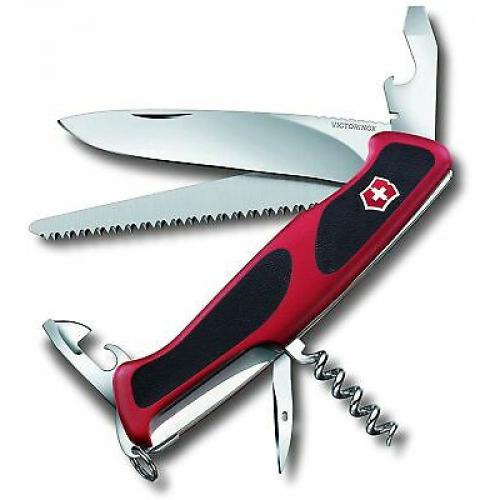 Victorinox RANGERGRIP 55 RED/Black Large Swiss Army Knife