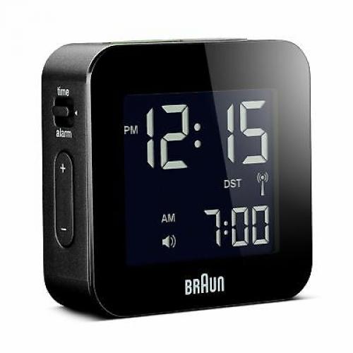 Braun BNC008BK-RC LCD Quartz Alarm Clock