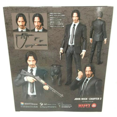 **AUTHENTIC** MEDICOM TOY MAFEX No.085 Chapter 2 John Wick 6 Figure - US SELLER