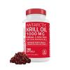 Krill Oil 1000 mg with Omega - 3 EPA, DHA and Astaxanthin, 180 Softgels by Bronson