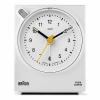 Braun BNC004WHWH Classic Analog Quartz Alarm Clock