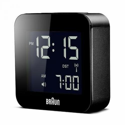 Braun BNC008BK-RC LCD Quartz Alarm Clock