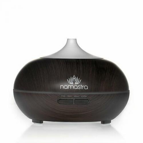 Aromatherapy Diffuser For Essential Oils 10 fl. oz. Dark Wood Grain Aroma Dif...