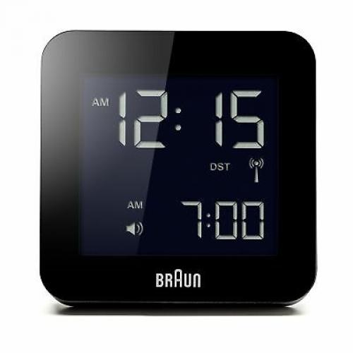 Braun BNC009BK-RC Digital Quartz Alarm Clock