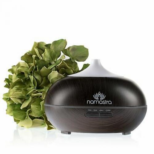 Aromatherapy Diffuser For Essential Oils 10 fl. oz. Dark Wood Grain Aroma Dif...