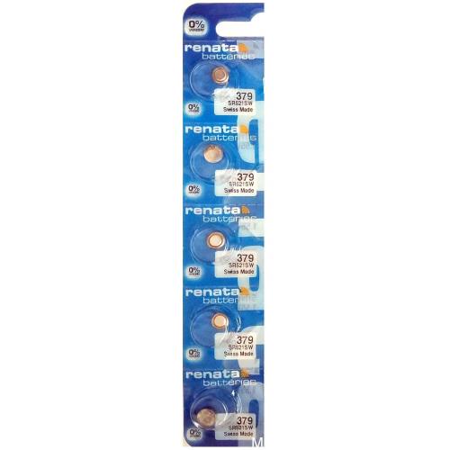 10 pc 379 Renata Watch Batteries SR521SW FREE SHIP 0% MERCURY