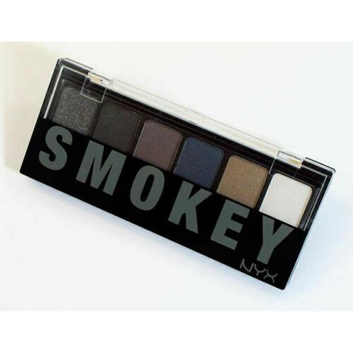 NYX Professional Cosmetics Smokey Eyeshadow Pallette 6 Pigment New Sealed