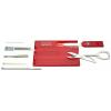 Victorinox Swiss Army Swiss Card, Translucent Ruby 0.7100.T