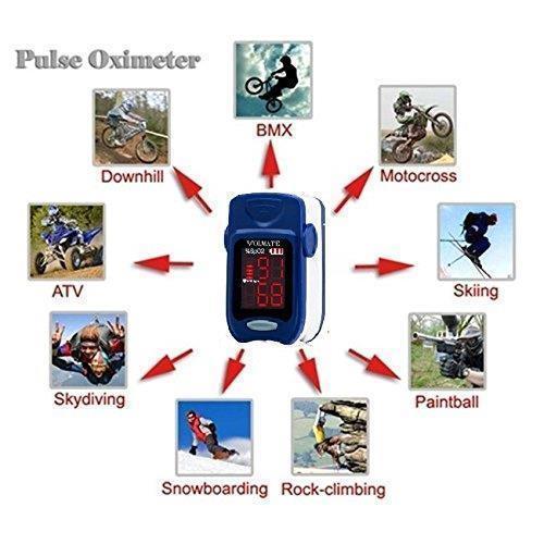 Volmate Fingertip Pulse Oximeter Oximetry Blood Oxygen Saturation Monitor FDA US