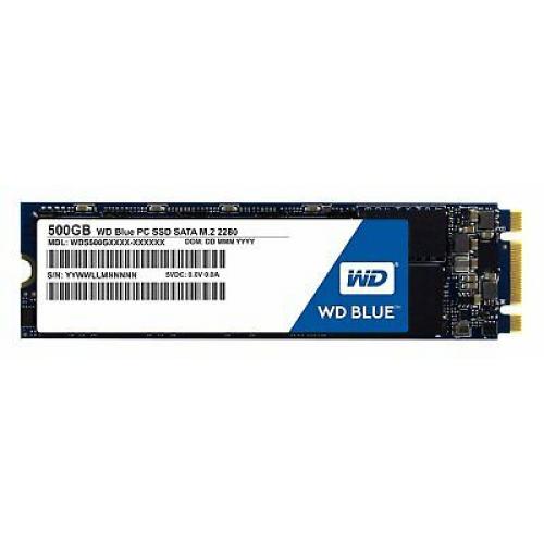 WD Blue M.2 500GB Internal SSD Solid State Drive - SATA 6Gb/s - WDS500G1B0B