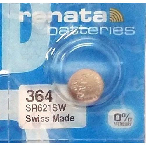 Renata 364 Watch and Calculator Batteries x 4