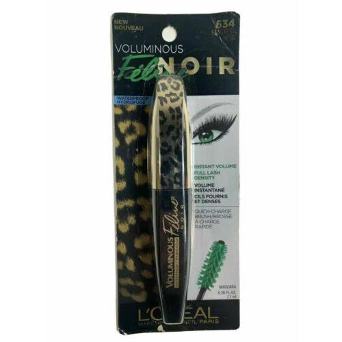 L'oreal Voluminous Feline Instant Volume Mascara 634 Blackest