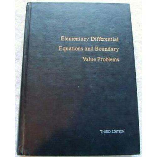 Elementary differential equations and boundary value problems