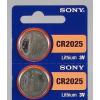 2 Sony CR2025 Lithium Coin Battery New Expire 2023 Ship from USA