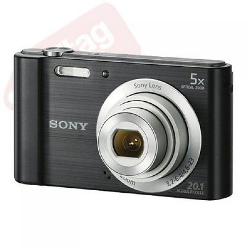 Sony Cyber-shot DSC-W800 20.1MP Digital Camera 5x Optical Zoom Silver + 16GB Kit