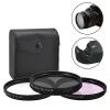 72mm 3 Piece HD Lens Filter Kit For Canon Nikon Sigma Sony Fujifilm Olympus Lens