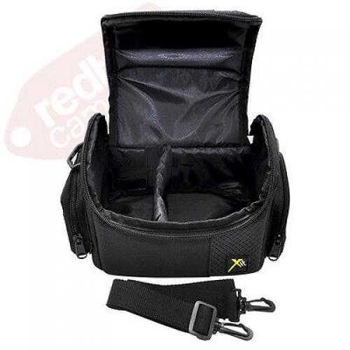 Deluxe Digital Camera/Video Padded Carrying Case - Medium + Deluxe Starter Kit