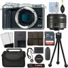 Canon EOS M6 Mirrorless Digital Camera with 15-45mm STM Lens Silver + 16GB Kit