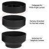 58MM Lens Hoods & UV Filter Lens Protector Kit for Canon Rebel T6i T6 T5i T5 SL1