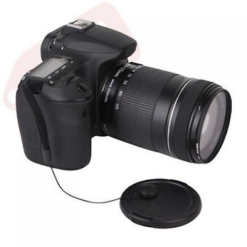 Universal Lens Cap Holder Keeper - Works for All Lens Caps