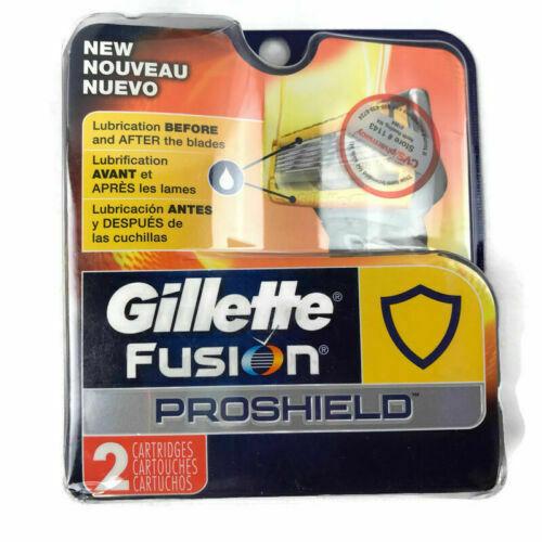 Gillette Fusion ProShield Men's Razor Blades 2 Blade Refills Lubrication New