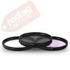 77mm 3 Piece Multi-Coated HD Digital Lens Glass Protector Filter Kit UV CPL FLD