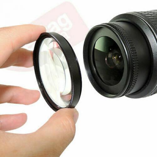 62mm Close up Lens Set + Filter Kit + Tulip Lens Hood + Lens Cap + Cap Keeper