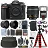 Nikon D500 DSLR Camera with 18-55mm VR + 16GB 3 Lens Ultimate Accessory Kit