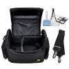 Deluxe Digital Camera/Video Padded Carrying Case - Medium + Deluxe Starter Kit