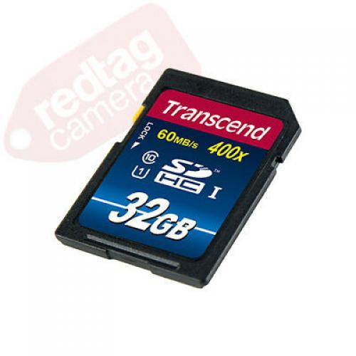 Transcend 32GB SDHC Class 10 UHS-1 Flash Memory Card 60MB/s TS32GSDU1