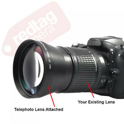 58mm 2.2X Telephoto Lens For Canon 18-55mm 75-300mm 55-250mm 50mm 1.4 Lenses