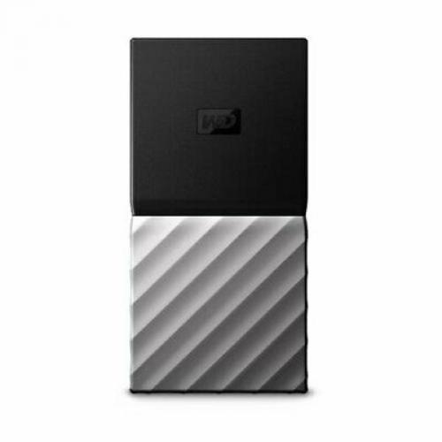 WD 256GB My Passport SSD Portable - USB 3.1 - Black-Gray - WDBK3E2560PSL-WESN