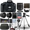 Canon EOS 3000D / Rebel T100 SLR Camera+ 18-55mm 3 Lens Kit+ 32GB Best Value Kit