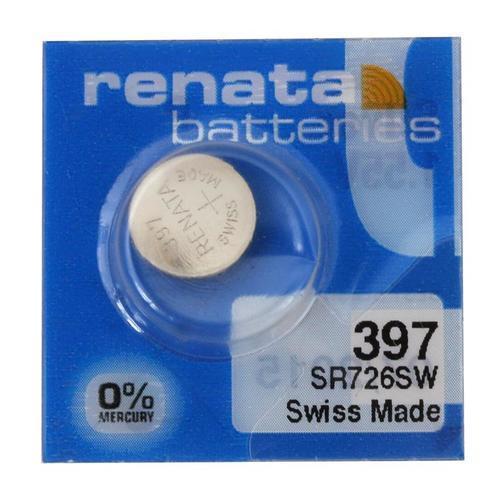 20 pcs Renata 397 Watch Batteries SR726SW 397 FREE SHIP 0% MERCURY