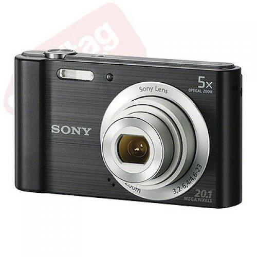 Sony Cyber-shot DSC-W800 20.1MP Digital Camera 5x Optical Zoom Black