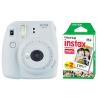 Fujifilm Instax Mini 9 Instant Film Camera Smokey White + 20 Sheets Instant Film