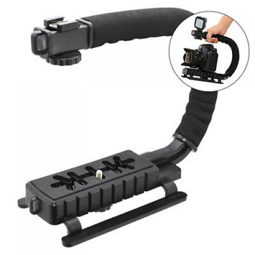 Pro Video Stabilizer Rig Grip Handle Mount for DSLR Cameras and DV Camcorders