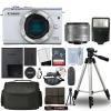 Canon EOS M200 Mirrorless Digital Camera w/ 15-45mm STM Lens White + 32GB Bundle