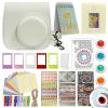 Deluxe Stylish Fun Accessory Kit for Fujifilm Instax Mini 9 Camera Smokey White