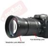 52mm 2.2X Telephoto Lens For Nikon 18-55mm, 55-200mm, 50mm f/1.8D Lenses