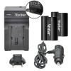 Vivitar Dual Battery EN-EL15 & Charger Kit for Nikon D610 D7000 D7100 D7200 D750