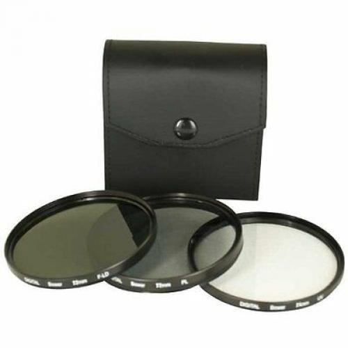 Bower 58mm 3pc Filter Kit High Resolution UV Polarizer Fld