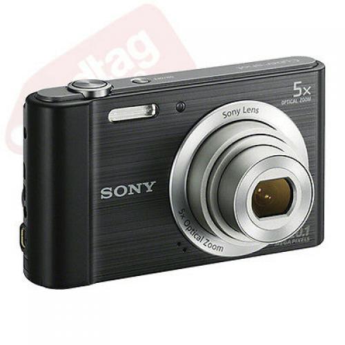 Sony Cyber-shot DSC-W800 20.1MP Digital Camera 5x Optical Zoom Silver+ 32GB Card