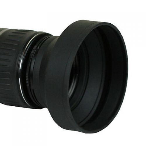 52mm Soft Rubber Collapsible Lens Hood For Nikon 18-55mm, 55-200mm, 50mm f/1.8D