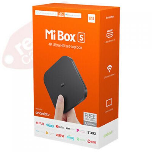 Xiaomi Mi Box S 4K HDR Android TV with Google Assistant Streaming Media Player