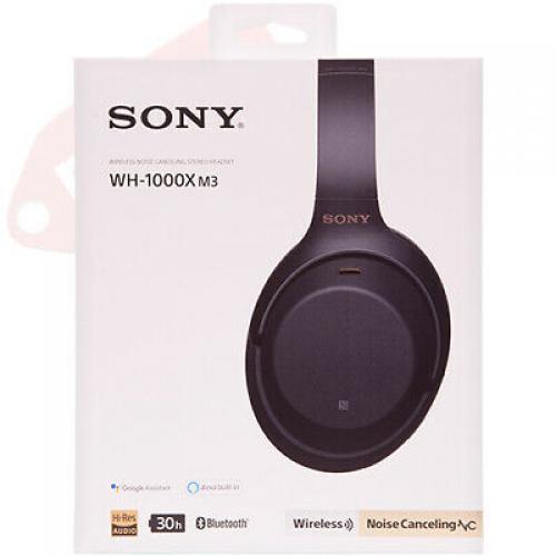 Sony WH-1000XM3 Wireless Noise-Canceling Over-Ear Headphones Black