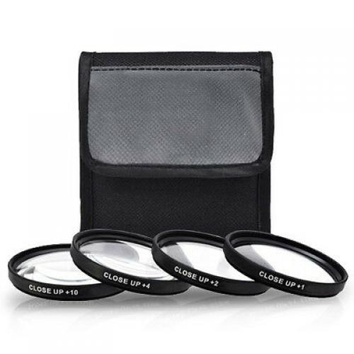 58mm 4 Piece HD Close-Up Filter Set for Canon T5i T4i T3i T3 T2i 60D 70D 18-55mm