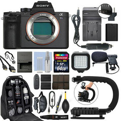 Sony Alpha a7S II Mirrorless 12.2MP 4K Digital Camera Body + 64GB Pro Video Kit