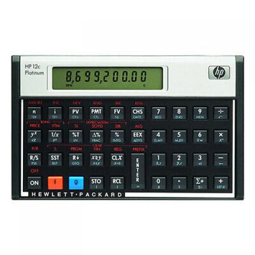 Hewlett Packard HP 12C Platinum Financial Calculator