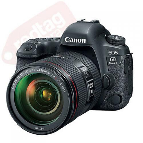 Canon EOS 6D Mark II DSLR Camera & 24-105mm f/4L II USM Lens+ 64GB Pro Video Kit